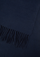 Narrow wool scarf with fringes