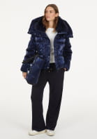 Puffer-Jacke aus schimmernder Optik