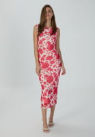 Dress with rose print