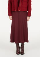 Maxi skirt in elegant satin