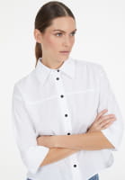 Cotton shirt with 3/4 sleeves