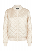 Quilted blouson with ribbed cuffs