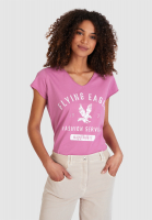 Organic Cotton Shirt mit Flying Eagle Print