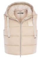 Puffer vest with hood