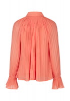 Pleated shirt blouse