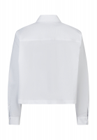 Boxy Shirt with Pleated Panel
