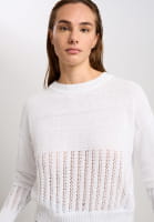 Sweater with patchwork pattern