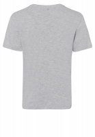 Melange-Shirt mit Logoprint