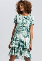 Dress with batik print