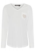 Shirt mit Strass-Logo