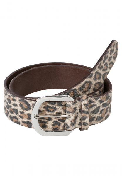 Belt with beautiful leopard print