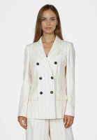 Taillierter Blazer mit Streifenmuster