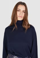 Rollkragenpullover in Feinstrick-Optik