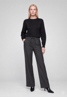 Sweater with pleated details