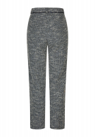 Cropped bouclé pants