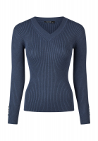 Sweater in sparkling rib knit