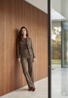Blazer aus Multicolor-Jersey