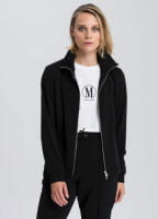 Jacke mit Strickkragen
