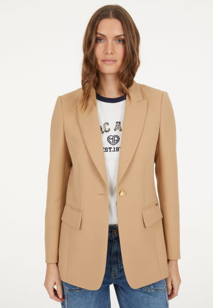 Blazer in elatic twill