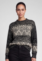 Sweater with abstract pattern