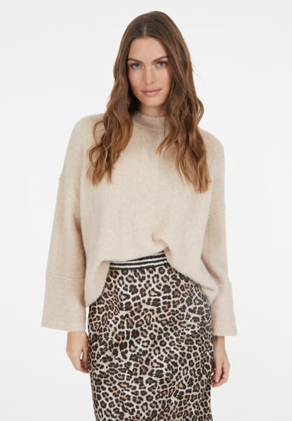 Pullover aus flauschiger Rippe