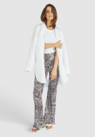 Trousers with jungle print