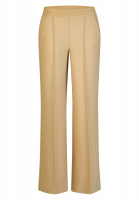 Wide leg pants with elastic waistband