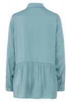 Blouse with flared step