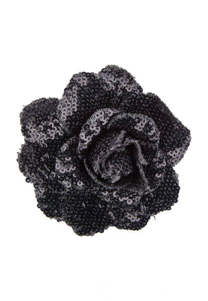 Brooch as sequin flower