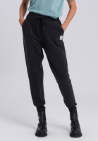 Sweatpants with glossy print at the leg end