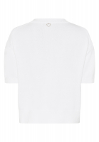 Sweater with rhinestone motif