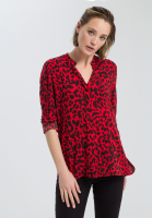 Blouse with leopard pattern