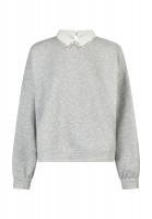 Sweater with slit
