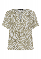 Tunic blouse with print