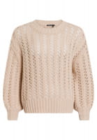 Pullover mit offener Struktur