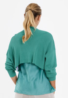 Sweater in asymmetric boxy-look