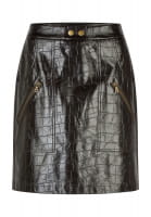 Rock in Croco-Fake-Leder