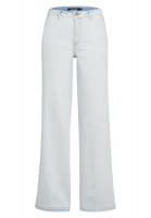 Wide Leg Jeans mit heller Waschung