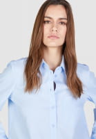 Cotton shirt with patch breast pocket