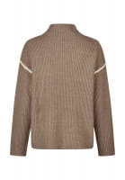 Sweater with contrasting trim