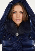 Puffer-Jacke aus schimmernder Optik