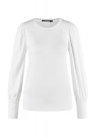 Long-sleeved shirt with puff sleeves