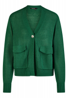 Cardigan Strickjacke mit aufgesetzten Taschen