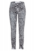 Jeans with zebra print