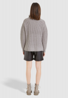 Turtleneck sweater from coarse knit