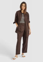 Bundfaltenhose aus sommerlichem Leinen