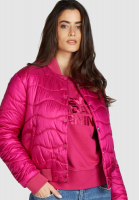 Bomber jacket in quilted look
