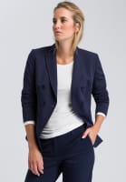 Blazer in jersey quality with double-breasted look