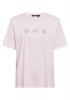 T-Shirt mit Herz Print