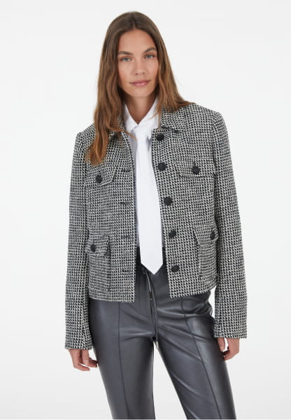 Jacke mit grafischem Jacquard